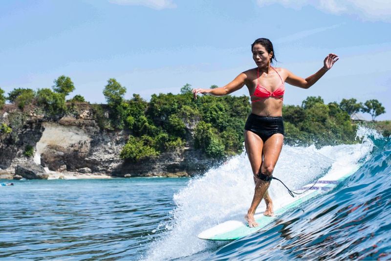 Surfing in Ensenada, Baja California 
