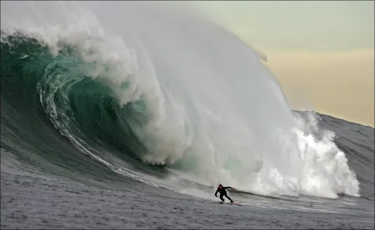 Surfing in Ensenada, Baja California